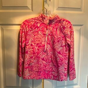Girl Lilly Pulitzer half zip size XL 14-16